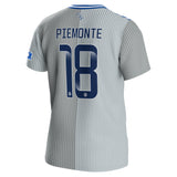 Everton WSL Hummel Third Shirt 2023-24 with Piemonte 18 printing - Kit Captain