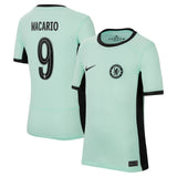 Chelsea Third Stadium Shirt 2023-24 - Kids with Macario 9 printing - Kit Captain