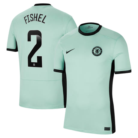 Chelsea WSL Third Stadium Shirt 2023-24 with Fishel 2 printing - Kit Captain