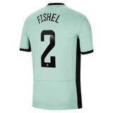 Chelsea WSL Third Stadium Shirt 2023-24 with Fishel 2 printing - Kit Captain