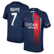 PSG Home Vapor Match Shirt 2023-24 with Champions League printing Mbappé  7 - Kit Captain