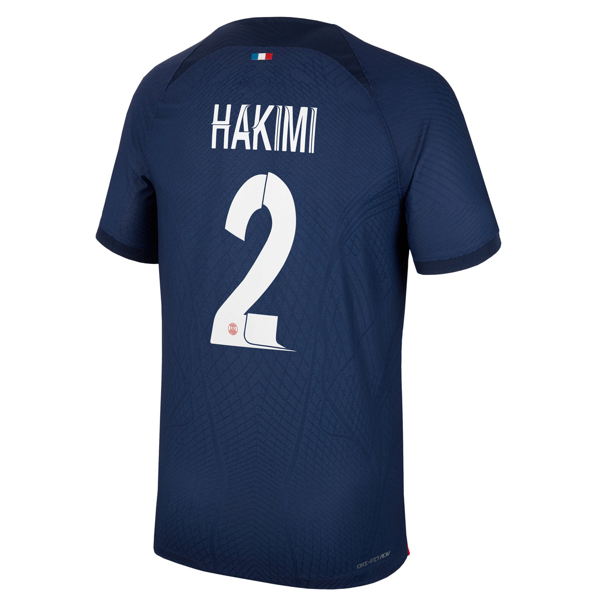 PSG Home Vapor Match Shirt 2023-24 with Champions League printing Hakimi 2 - Kit Captain