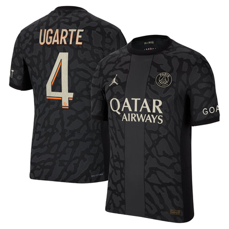 PSG x Jordan Third Dri-FIT ADV Match Shirt 2023-24 with Ugarte 4 printing - Kit Captain