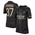 PSG x Jordan Third Stadium Shirt 2023-24 - Kids with Škriniar 37 printing - Kit Captain