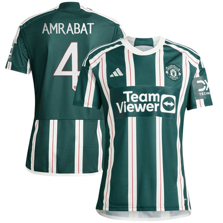 Maglia da trasferta della Coppa del Manchester United 2023-24 con stampa Amrabat 4