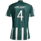 Maglia da trasferta della Coppa del Manchester United 2023-24 con stampa Amrabat 4