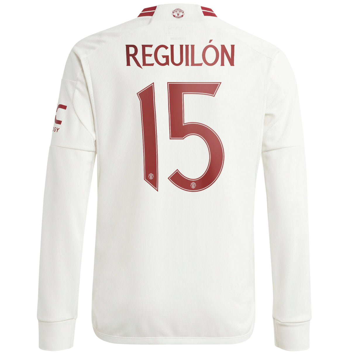 Manchester United Cup Third Shirt 2023-24 - Kids - Long Sleeve with Reguilón 15 printing - Kit Captain