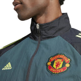 Manchester United adidas Urban Purist Woven Track Top - Black