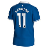 Everton Hummel Home Shirt 2023-24 with Harrison 11 printing - Kit Captain