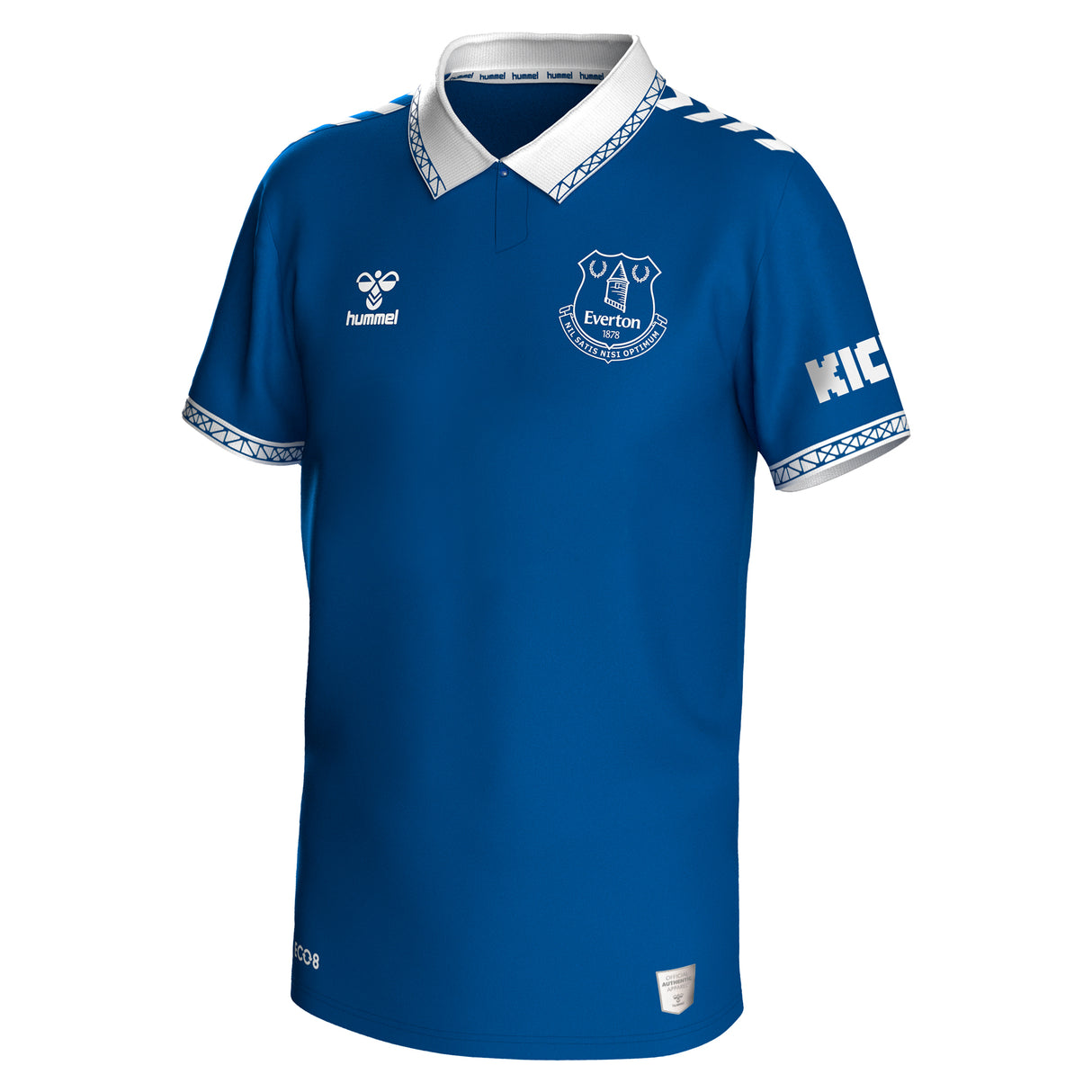 Everton Hummel Home Shirt 2023-24 - Kids with Branthwaite 32 printing - Kit Captain