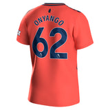 Everton Hummel Away Shirt 2023-24 with Onyango 62 printing - Kit Captain