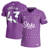 Everton Hummel Third Goalkeeper Shirt 2023-24 with Crellin 43 printing - Kit Captain