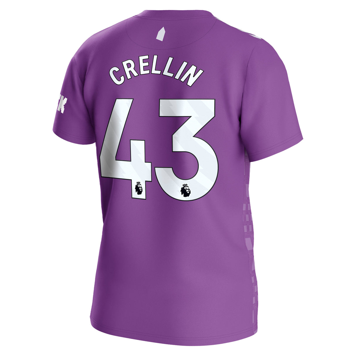 Everton Hummel Third Goalkeeper Shirt 2023-24 with Crellin 43 printing - Kit Captain