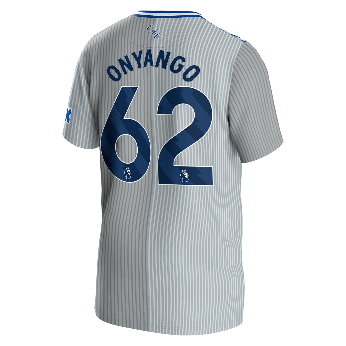 Everton Hummel Third Shirt 2023-24 - Kids with Onyango 62 printing