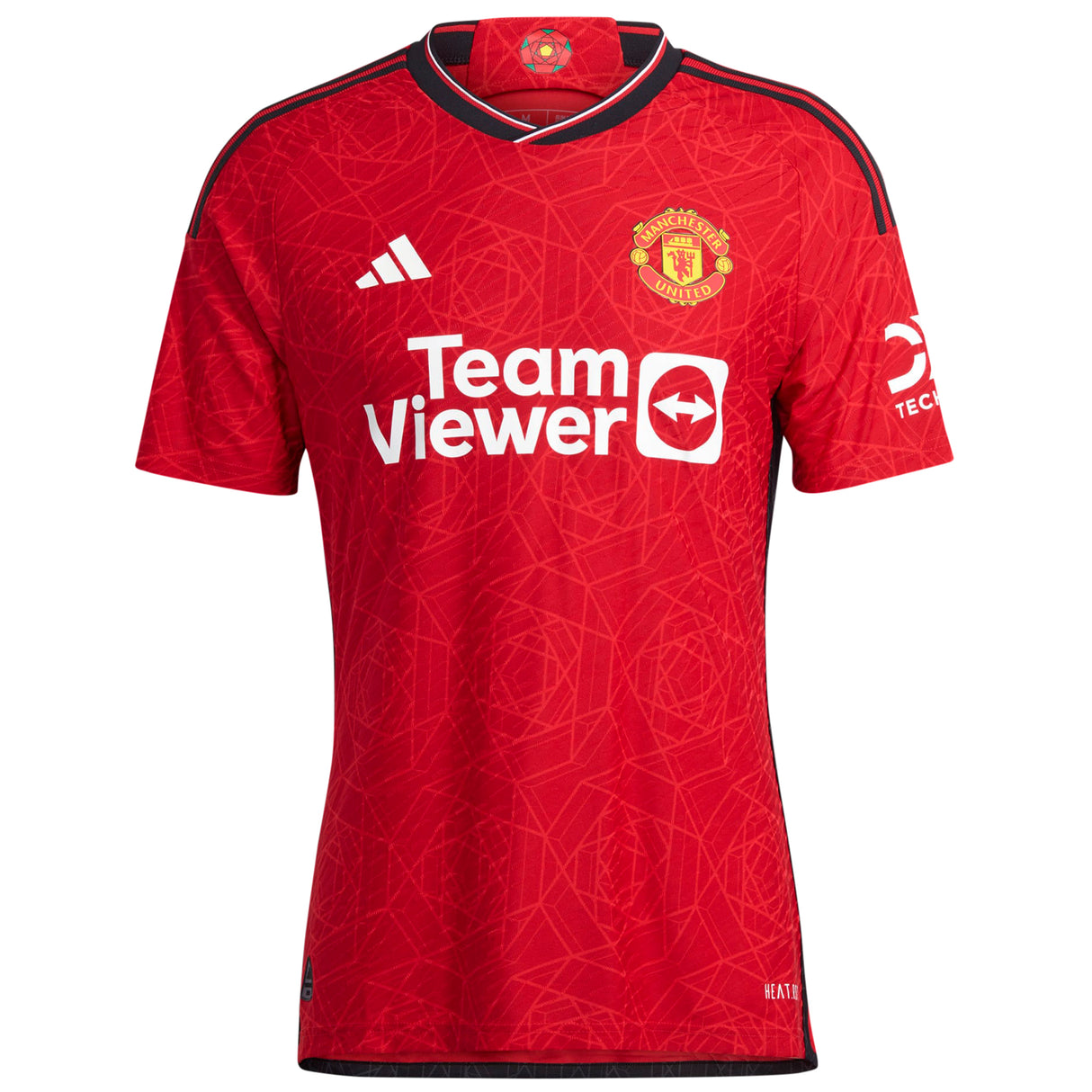 Manchester United WSL adidas Home Authentic Shirt 2023-24 - With Irene G. 8 Printing - Kit Captain