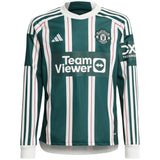 Manchester United Cup adidas Away Shirt 2023-24 - Kids - Long Sleeve - With Irene G. 8 Printing - Kit Captain