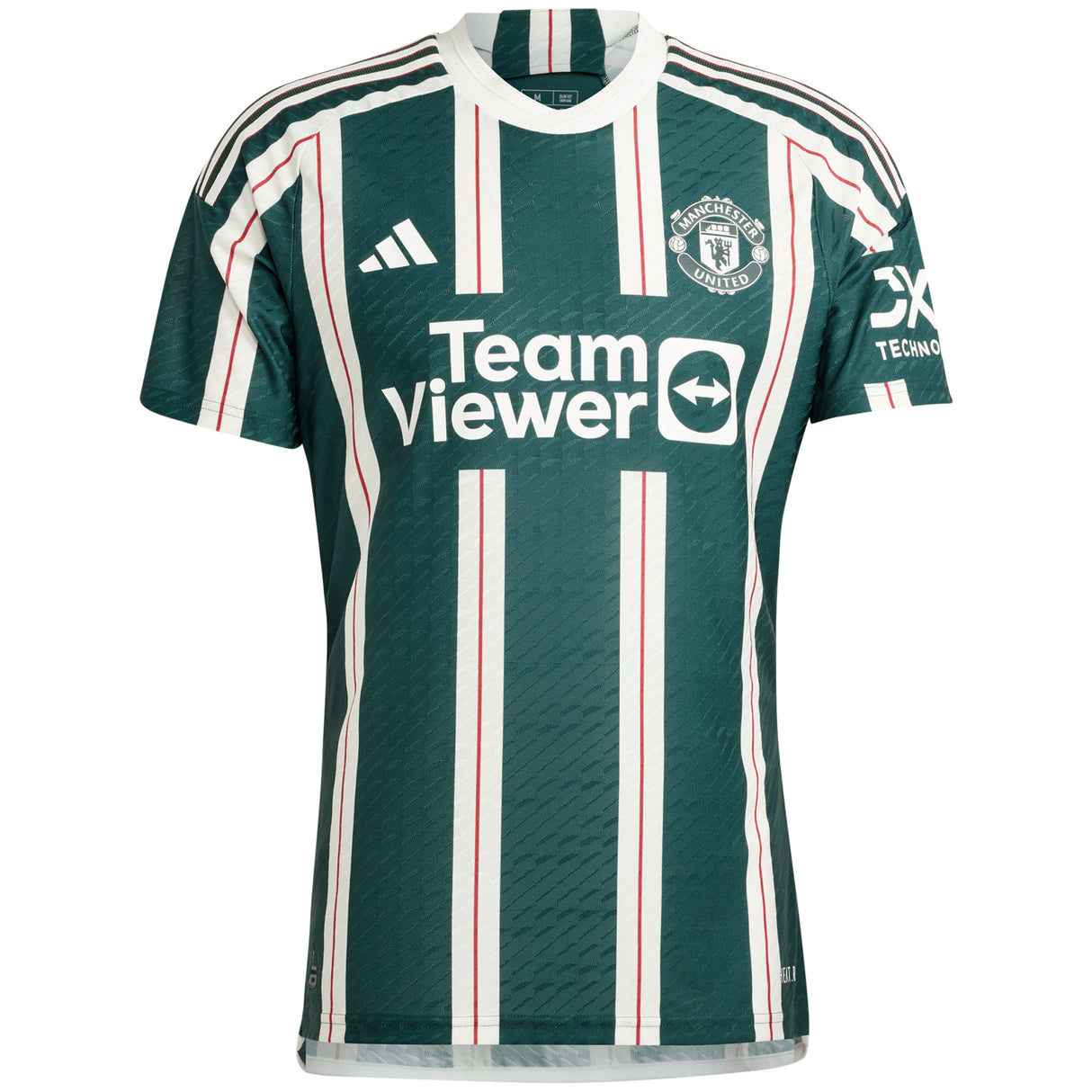 Manchester United Cup adidas Away Authentic Shirt 2023-24 - With Rabjohn 25 Printing - Kit Captain