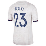 France Women Nike Away Stadium Shirt 2023-24 - Mens with Becho 23 printing - Kit Captain