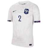 France Women Nike Away Stadium Shirt 2023-24 - Mens with Jean-Francois 2 printing - Kit Captain