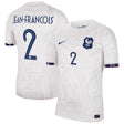 France Women Nike Away Stadium Shirt 2023-24 - Mens with Jean-Francois 2 printing - Kit Captain