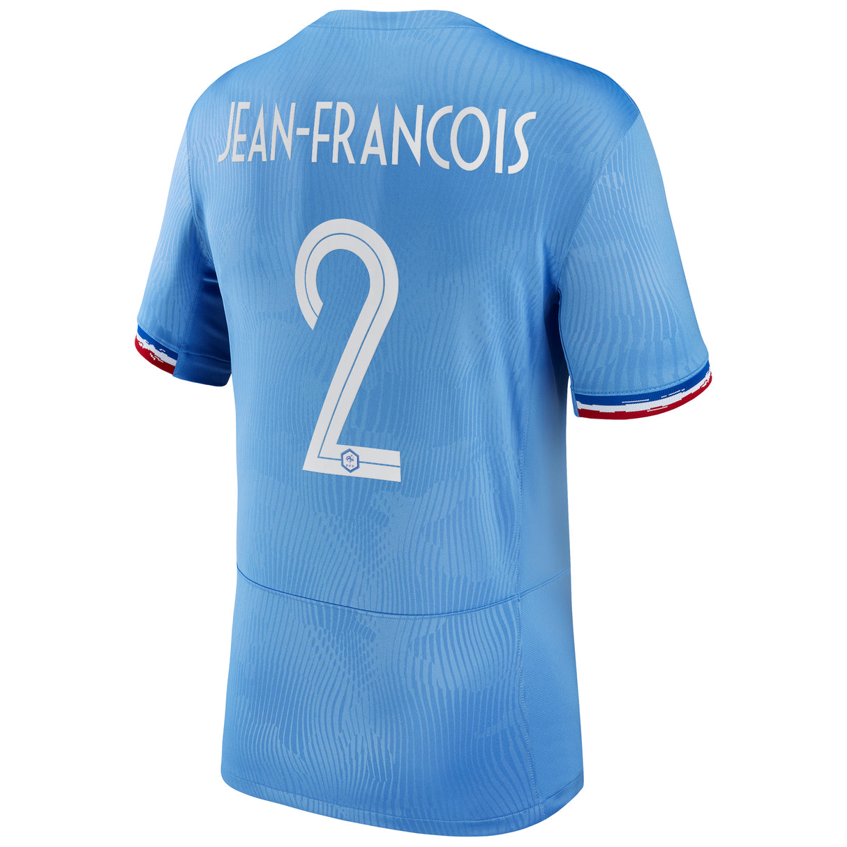 France Women Nike Home Stadium Shirt 2023-24 - Mens with Jean-Francois 2 printing - Kit Captain