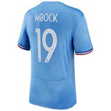 Maglia Nike Home Stadium Francia Donna 2023-24 - Uomo con stampa Mbock 19