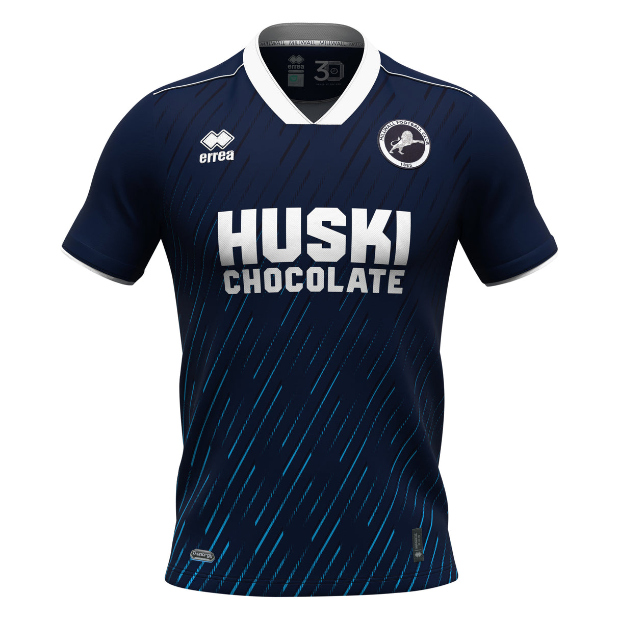 Millwall Errea Home Shirt 2023-24 - Kids - Zian FLEMMING 10 - Kit Captain