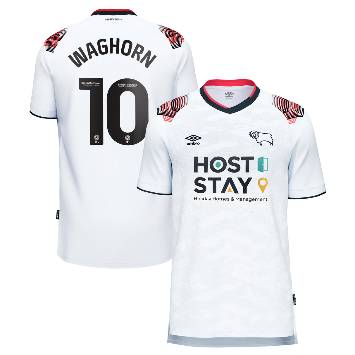 Derby County Umbro Home Shirt 2023-24 - Kids - Martyn Waghorn 10