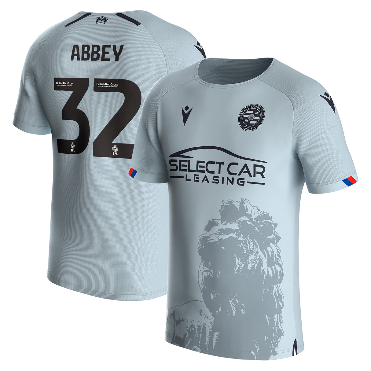 Reading Away Shirt 2023-24 - Nelson Abbey 32 - Kit Captain