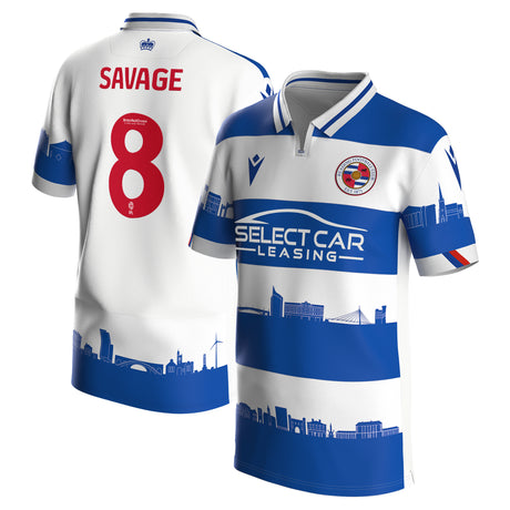 Reading Home Shirt 2023-24 - Kids - Charlie Savage 8 - Kit Captain