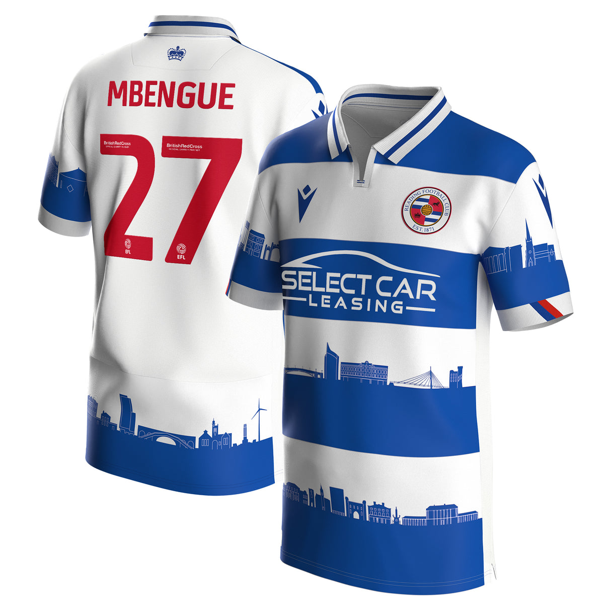 Reading Home Shirt 2023-24 - Kids - Amadou Mbengue 27