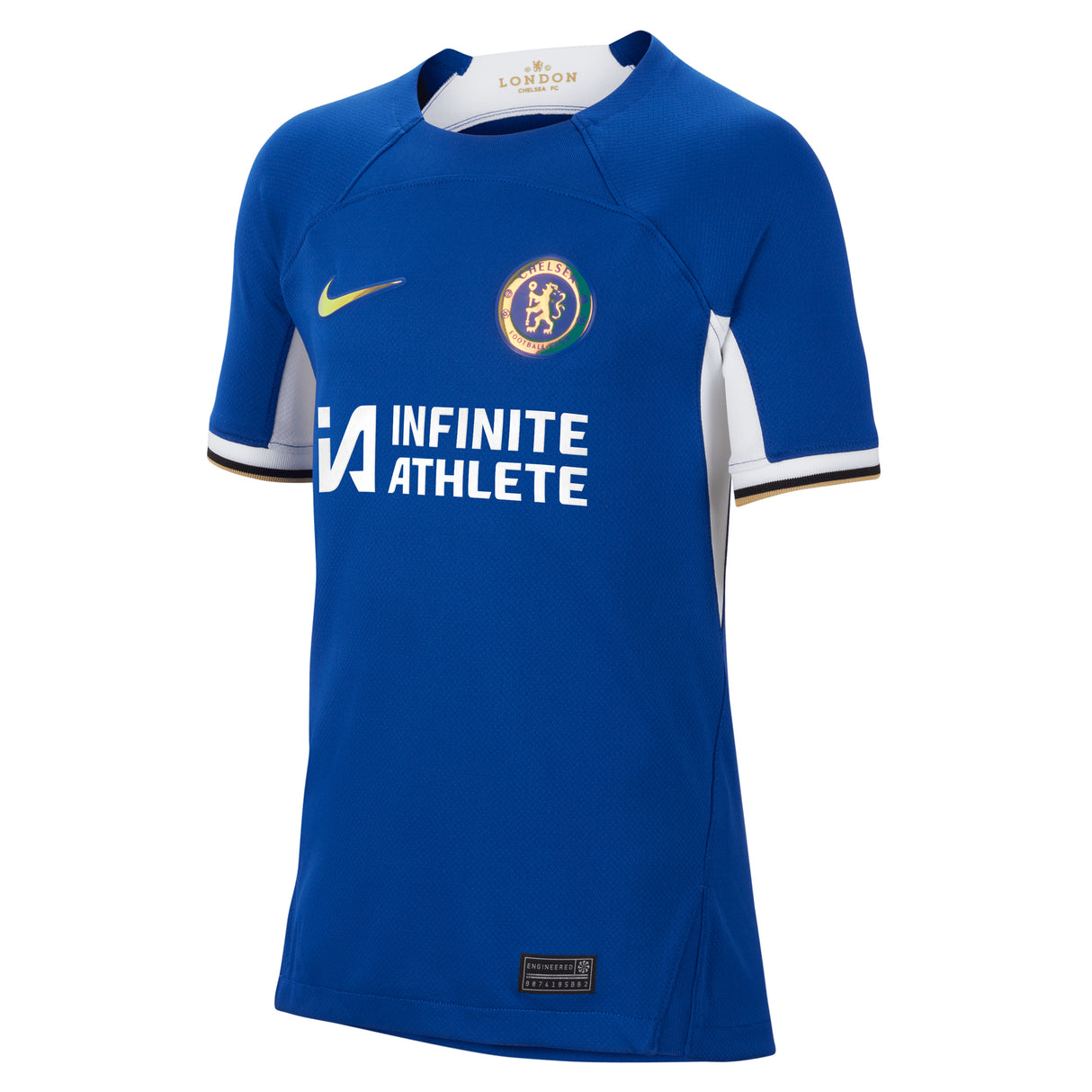 Chelsea Nike Home Stadium Sponsored Shirt 2023-24 - Kids with Fofana 33 printing