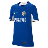 Chelsea Nike Home Stadium Sponsored Shirt 2023-24 - Kids with Chukwuemeka 17 printing