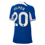 Chelsea Nike Home Stadium Sponsored Shirt 2023-24 - Kids with Palmer 20 printing