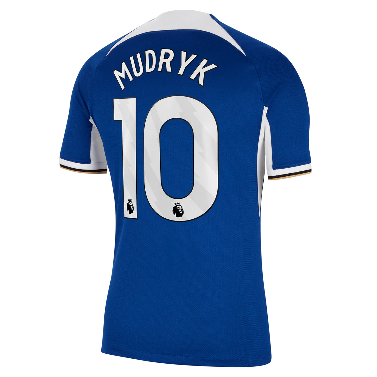 Chelsea Nike Home Stadium Sponsored Shirt 2023-24 with Mudryk 10 printing