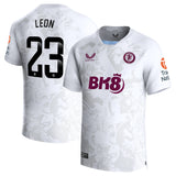 Aston Villa WSL Castore Away Shirt 2023-24 - With Leon 23 printing - Kit Captain