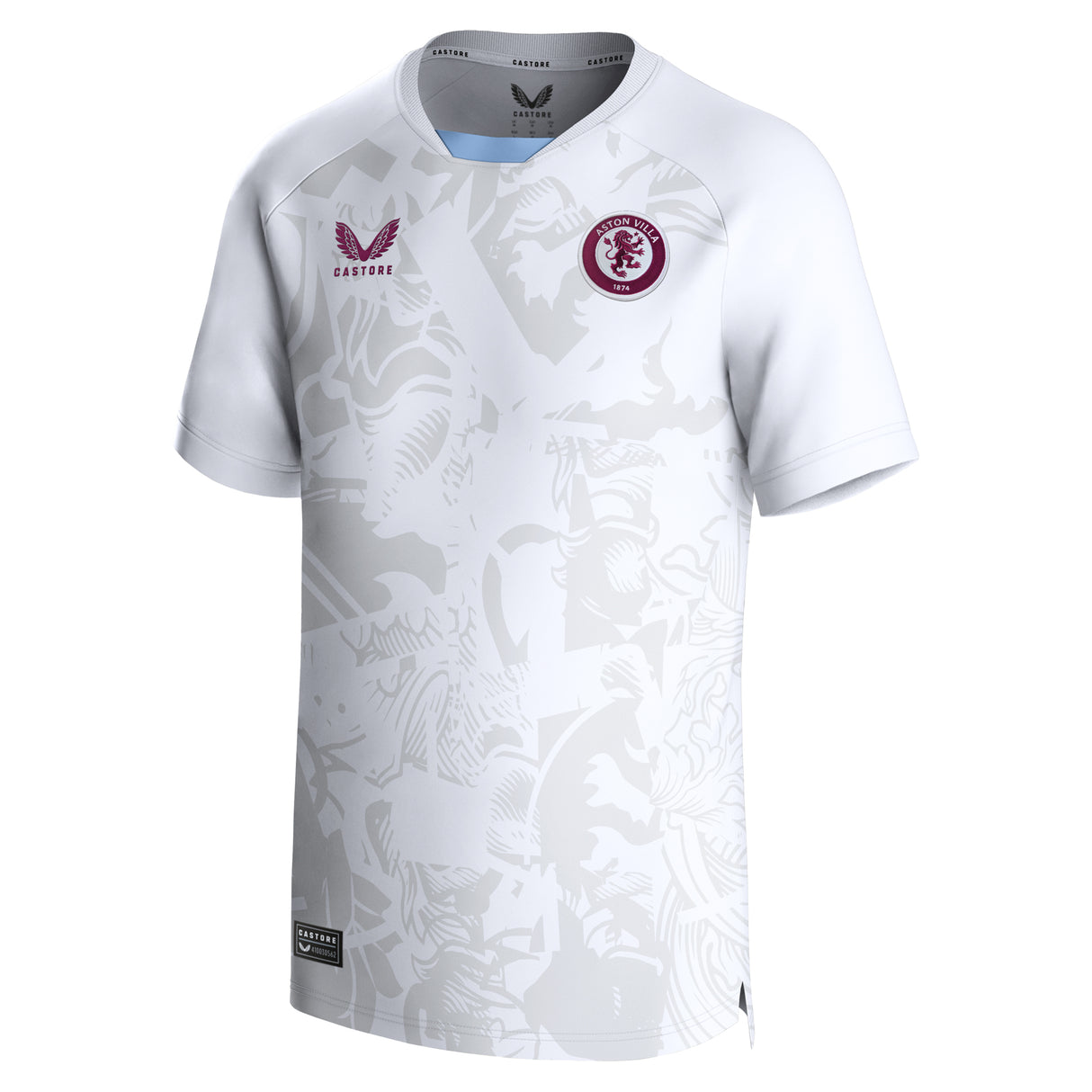 Aston Villa WSL Castore Away Shirt 2023-24 - Kids - With Salmon 17 printing - Kit Captain