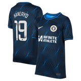 Chelsea WSL Nike Away Stadium Sponsored Shirt 2023-24 - Kids with Kaneryd 19 printing