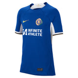 Chelsea WSL Nike Home Stadium Sponsored Shirt 2023-24 - Kids with Leupolz 8 printing