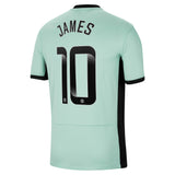 Chelsea WSL Nike Third Stadium Sponsored Shirt 2023-24 with James 10 printing