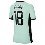 Chelsea WSL Third Stadium Sponsored Shirt 2023-24 - Kids with Mjelde 18  printing - Kit Captain