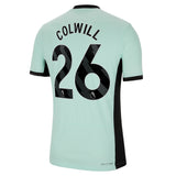 Chelsea Third Vapor Match Sponsored Shirt 2023-24 with Colwill 26 printing - Kit Captain