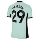 Chelsea Third Vapor Match Sponsored Shirt 2023-24 with Maatsen 29 printing - Kit Captain