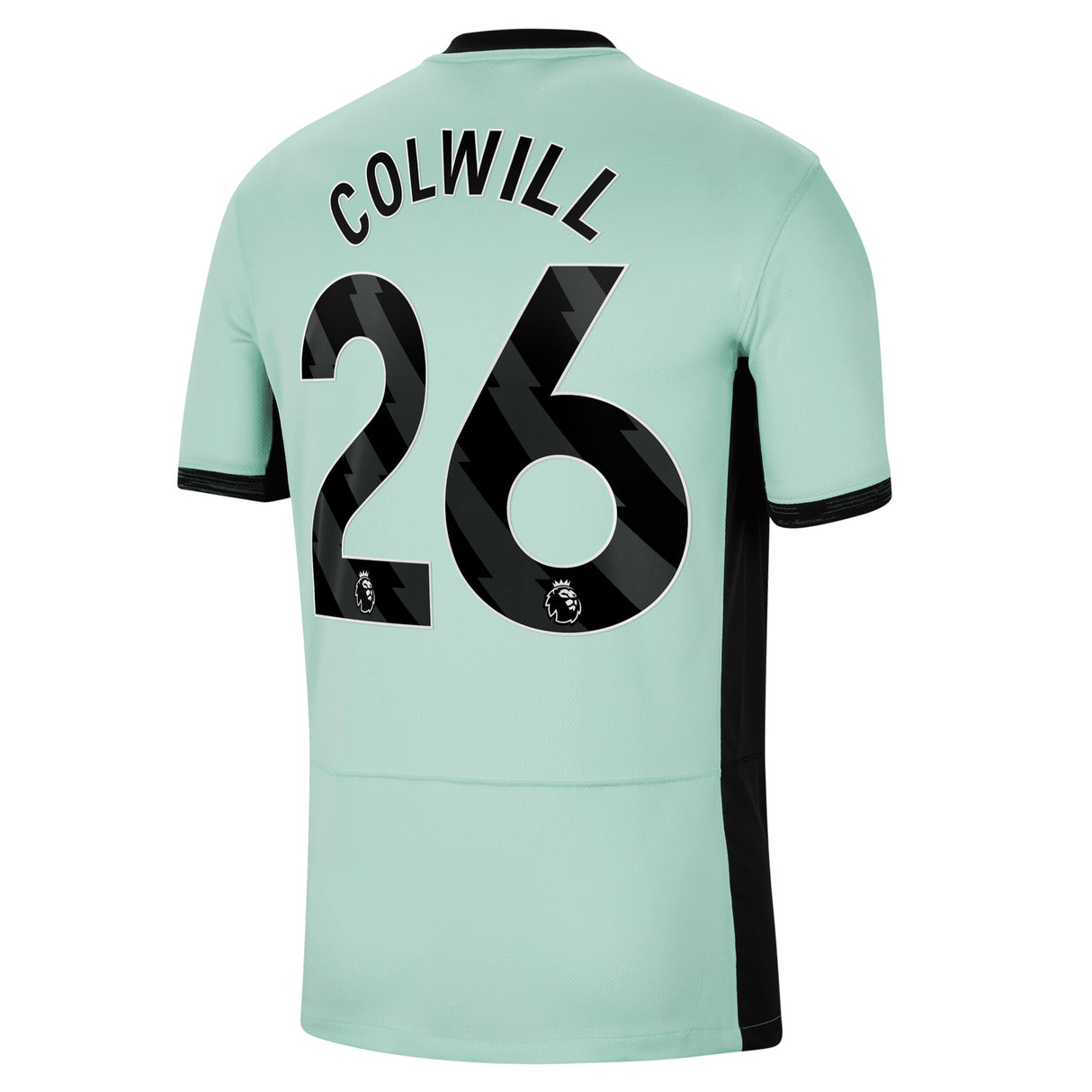 Chelsea Nike Third Stadium Sponsored Shirt 2023-24 with Colwill 26 printing