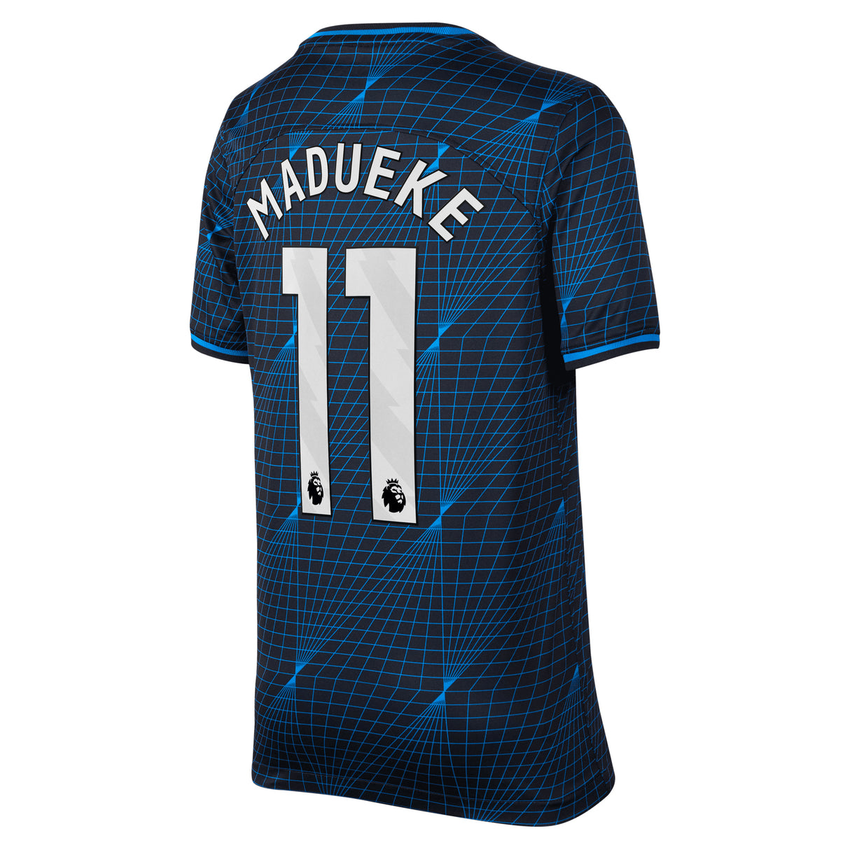 Chelsea Nike Away Stadium Sponsored Shirt 2023-24 - Kids with Madueke 11 printing