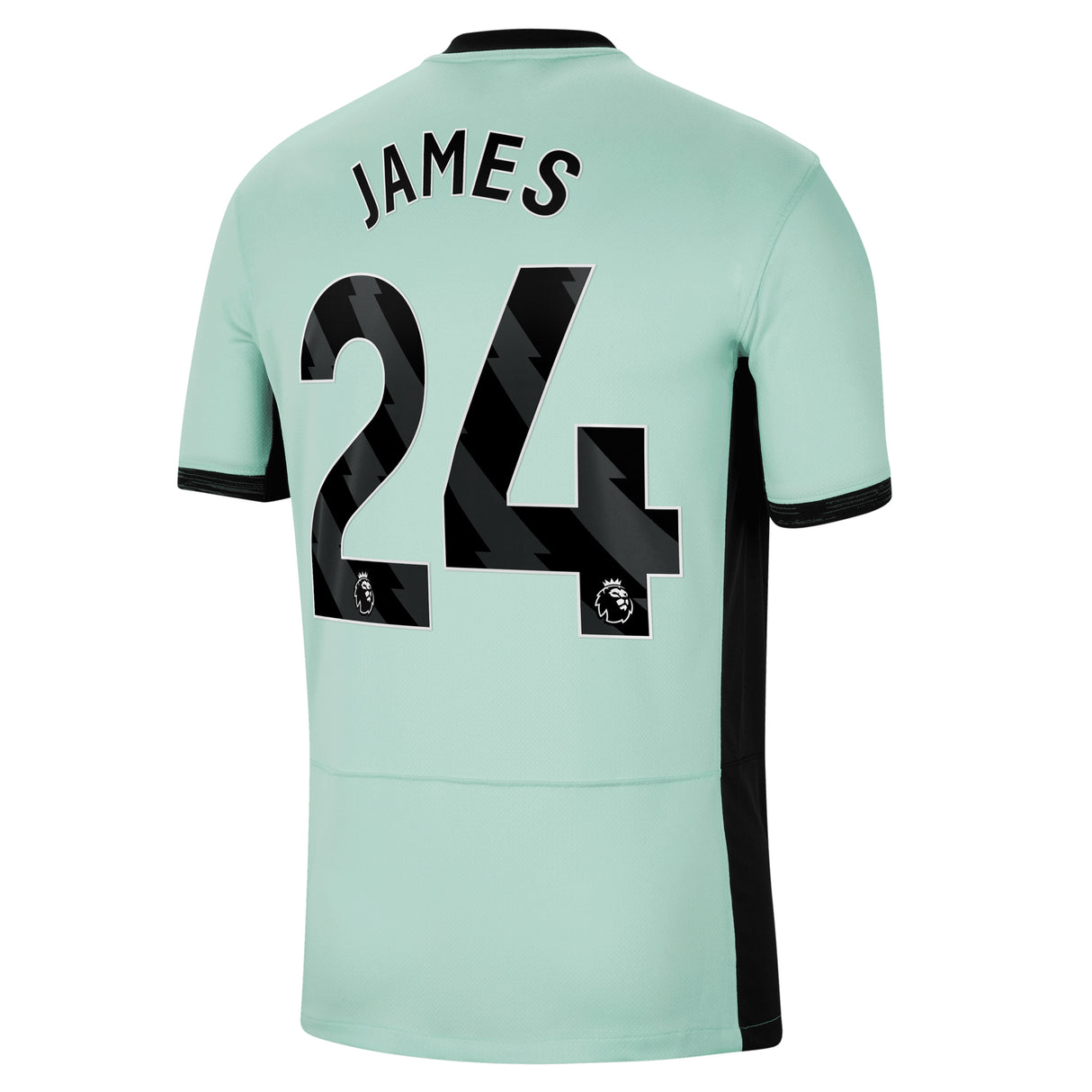 Chelsea Nike Third Stadium Sponsored Shirt 2023-24 with James 24 printing