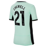 Chelsea Third Stadium Sponsored Shirt 2023-24 - Kids with Chilwell 21 printing - Kit Captain