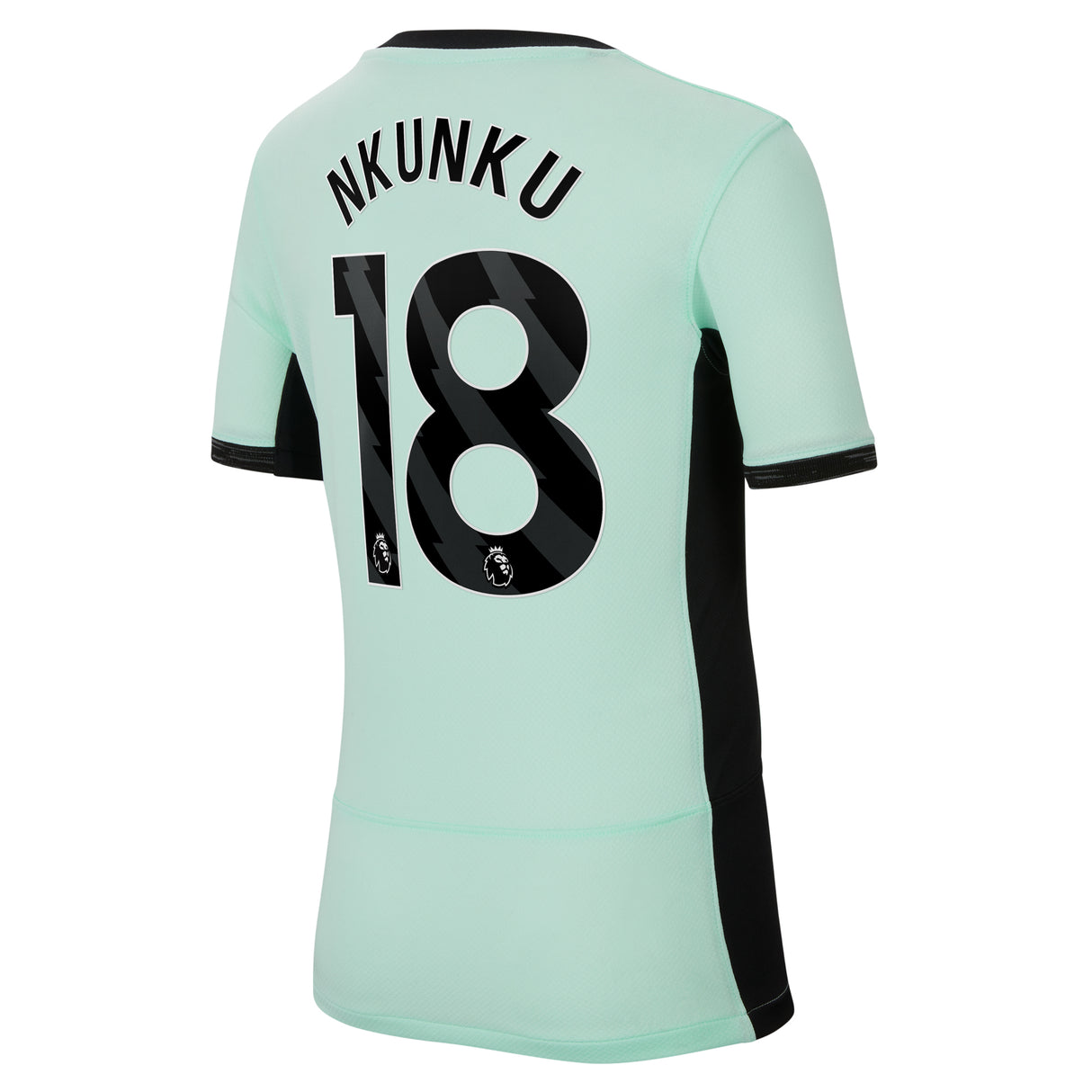 Chelsea Third Stadium Sponsored Shirt 2023-24 - Kids with Nkunku 18 printing - Kit Captain