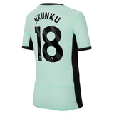 Chelsea Third Stadium Sponsored Shirt 2023-24 - Kids with Nkunku 18 printing - Kit Captain