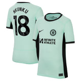 Chelsea Third Stadium Sponsored Shirt 2023-24 - Kids with Nkunku 18 printing - Kit Captain